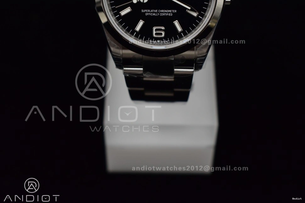 Steel 1:1 124270 Dial Explorer on VSF DD3230 SS 36mm Black Best 904L Edition Bracelet 0518